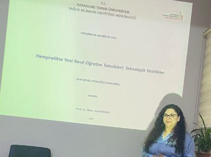 2024-2025 Eğitim Öğretim Yılı Bahar Dönemi Sağlık Bilimleri Enstitüsü Hemşirelik Anabilim Dalı Semineri