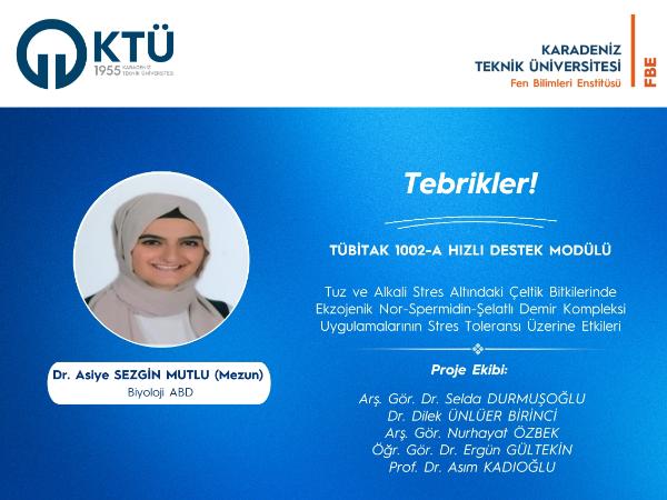 Mezun Öğrencimizden Önemli Başarı