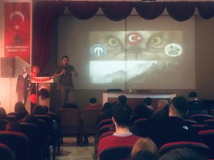 One of our faculty members Assoc. Prof. Dr. Alptuğ SARI attended the conference on Turkey's Rich Biodiversity as a speaker.
