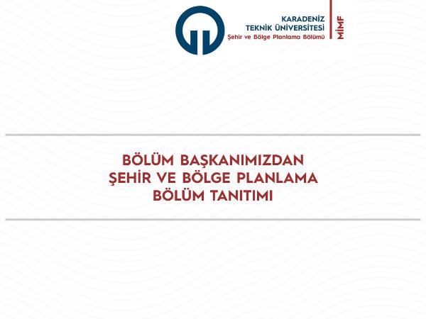 Bölüm Başkanımızdan Bölüm Tanıtım Videosu