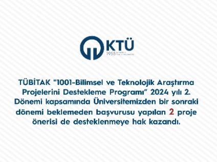 TÜBİTAK 1001 Programı 2024 Yılı 2. Döneminde Bir Sonraki Dönemi Beklemeden Yapılan Başvuruların Sonuçları Açıklandı!