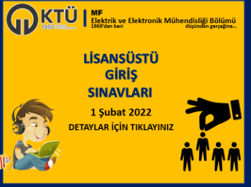 LİSANSÜSTÜ GİRİŞ SINAVLARI (MÜLAKATLARI)