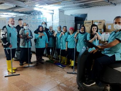 Hastanemiz Temizlik Ekipleri Özverili Çalışmalarına Devam Ediyor!