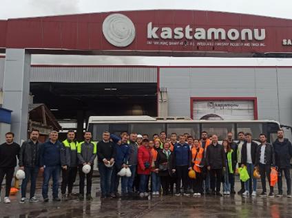 Yonga Levha Endüstrisi Dersi Kapsamında Samsun İlinde Fabrika Saha Ziyareti Gerçekleştirildi