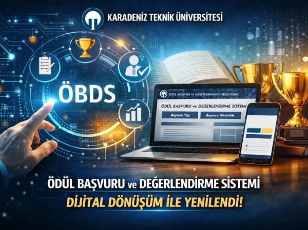 KTÜ Web Tasarım ve Programlama Birimi'nden Ödül Süreçlerine Dijital Dönüşüm: Ödül Başvuru Değerlendirme Sistemi Yayında