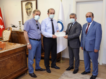 Çaykara Belediyesi'nden Rektörümüze Ziyaret