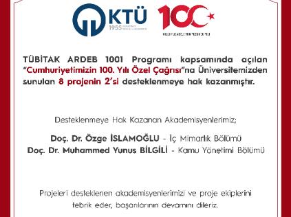 TÜBİTAK ''Cumhuriyetimizin 100. Yılı Özel Çağrısı'' Başvuru Sonuçları Açıklandı!
