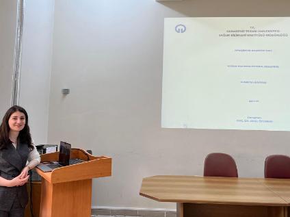 2024-2025 Eğitim Öğretim Yılı Bahar Dönemi Sağlık Bilimleri Enstitüsü Hemşirelik Anabilim Dalı Semineri