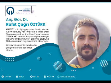 COST Programında Üniversitemiz Sürmene Deniz Bilimleri Fakültesi Akademisyenimizden Bir Başarı Daha Geldi!