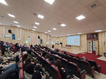 Şehit Onur Kılıç Kız Anadolu İmam Hatip Lisesi Öğrencilerine Bölümümüzü Tanıttık