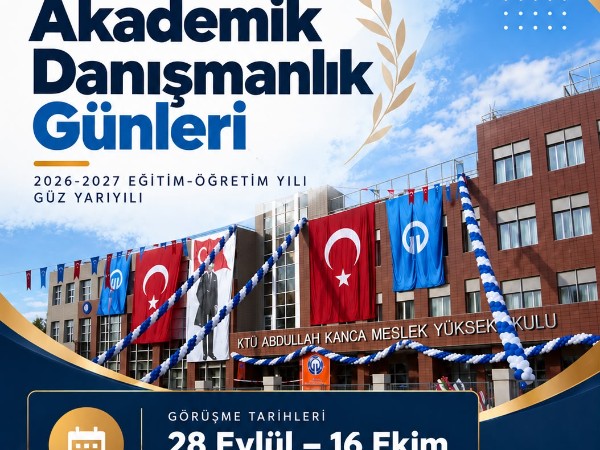 Akademik Danışmanlık Günleri Başladı