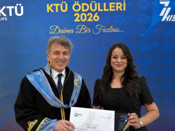Öğr. Gör. Dr. Güliz ÖZTÜRK'e "En İyi Doktora Tezi" Ödülü