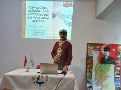 Prof. Dr. Coşkun Erüz Discussed on Climate Change and Mountain Meteorology: Avalanches and Extreme Events