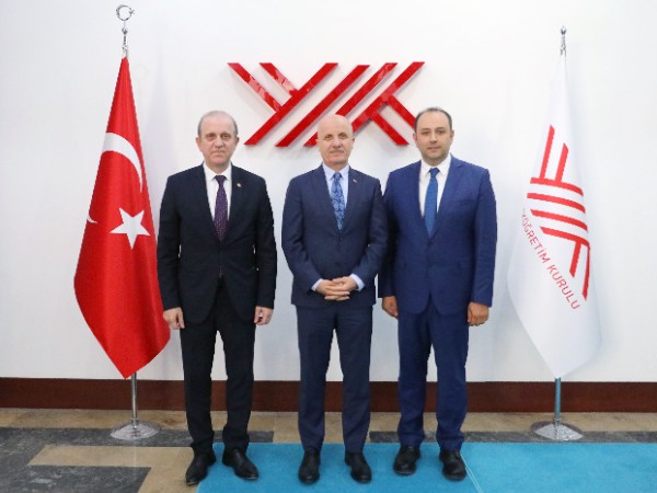 Rektörümüz ve Merkez Müdürümüz Yükseköğretim Kurumu Başkanlığına Ziyarette Bulundu