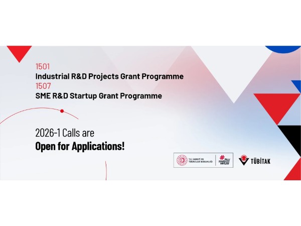 1501-Industrial R&D Projects Grant Programme and 1507-SME R&D Startup Grant Programme 2026-1 Calls are Open for Applications!