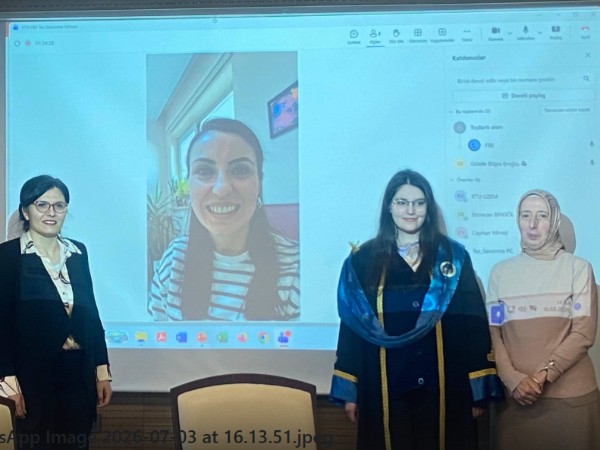 Yüksek Lisans Tez Öğrencimiz Perihan Mutlu ERDOĞAN'ın Tez Savunma Sınavı