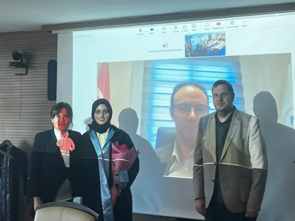 Yüksek Lisans Tez Öğrencimiz Sümeyye ÇELEBİ'nin Tez Savunma Sınavı