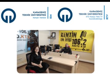 Kariyer Merkezi Yönetim Kurulu Üyesi Dr. Öğr. Üyesi Canan AKSOY Başarının Mimarları ile Aranızdaki Köprü KTÜ Kariyer Merkezi çerçevesinde Radyo KTÜye konuk oldu.