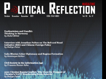 Our MA student Rukiye Patan's analysis about Ukraine-Russia conflict and interview with Jonathan Fulton have been just published in the Political Reflection Magazine
