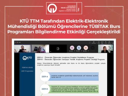 Elektrik-Elektronik Mühendisliği Bölümü Öğrencilerine TÜBİTAK Burs Programları Bilgilendirme Etkinliği Gerçekleştirildi