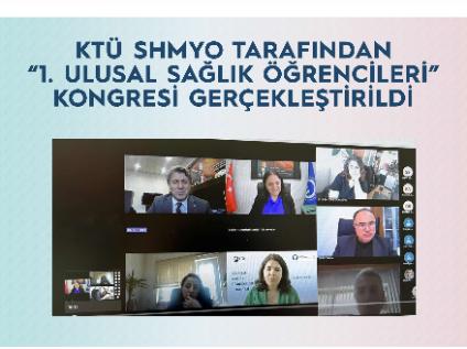 KTÜ SHMYO Tarafından 1. Ulusal Sağlık Öğrencileri  Kongresi Gerçekleştirildi