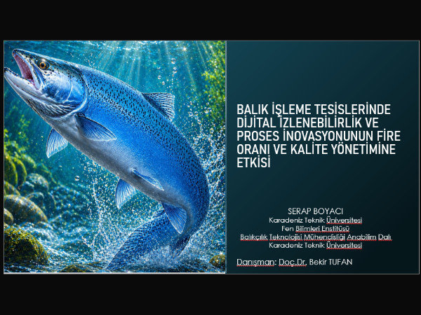 "Balık İşleme Tesislerinde Dijital İzlenebilirlik ve Proses İnovasyonunun Fire Oranı ve Kalite Yönetimine Etkisi"