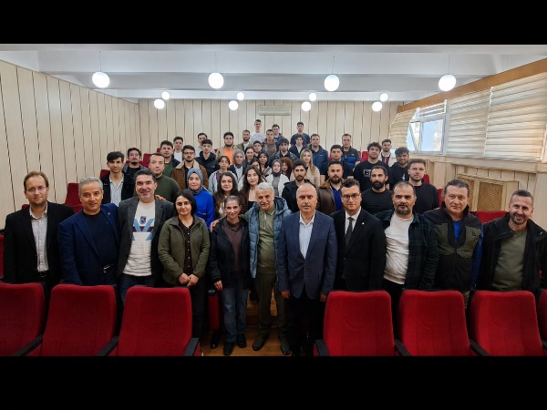 Trabzon DKMP Müdürü Sn Melih ŞANLI, KTÜ Yaban Hayatı Ekolojisi ve Yönetimi Bölümünde öğrencilerimizle buluştu