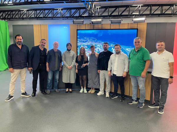 Romanyalı Akademisyenlerden KTÜ Radyo TV'ye Ziyaret