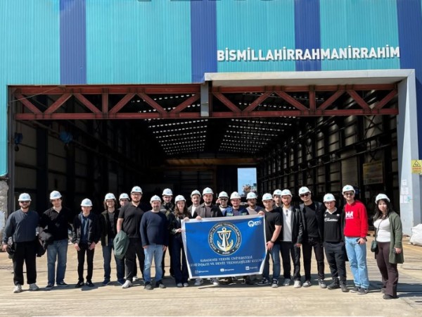 GEMDTEK Çamburnu Tersaneler Bölgesi'ndeki Tersanelere Teknik Gezi Düzenlemiştir