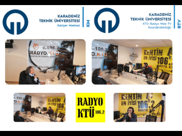 Kariyer Merkezi Koordinatörü Prof. Dr. Hülya KALAYCIOĞLU Kariyer Sohbetleri çerçevesinde Radyo KTÜye konuk oldu.