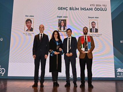 KTU Young Scientist Award in Social Sciences Given to Res. Asst. Ahmet Yasin Yeşildağ