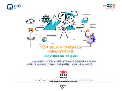 Üniversitemizde Oryantiring Heyecanı: Başvurular Başladı
