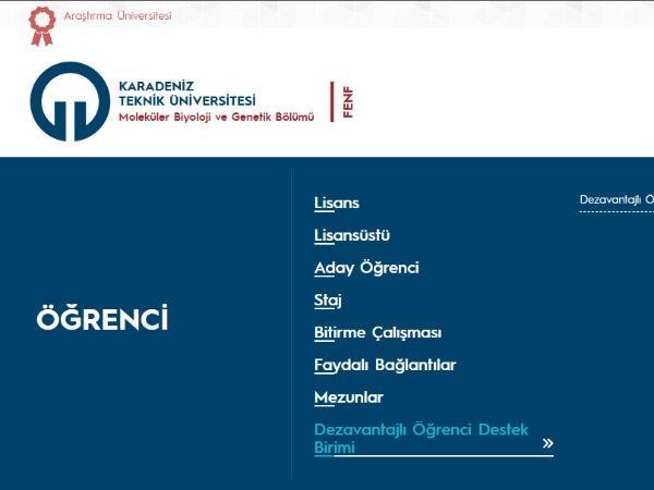 Bölümümüzde 'Dezavantajlı Öğrenci Destek Birimi' Kuruldu
