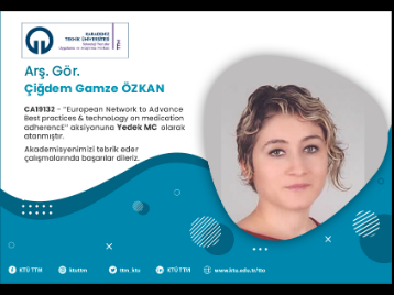 COST Programında Bir Başarı da Üniversitemiz Hemşirelik Bölümünden Geldi