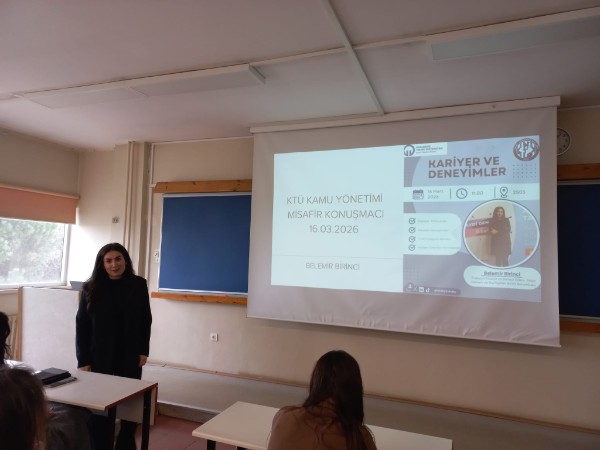 Kariyer ve Deneyimler Konulu Ders İçi Deneyim Paylaşımı Etkinliği Gerçekleştirildi