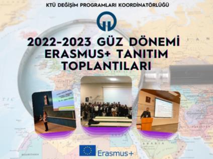 2022-2023 Güz Dönemi Bölüm Erasmus+ Tanıtım Toplantıları Tamamlandı