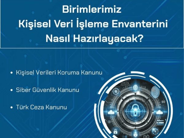 Birimlerimiz Kişisel Veri İşleme Envarterini Nasıl Hazırlayacak?