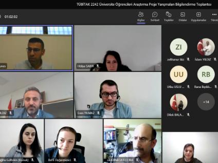 Üniversitemizde TÜBİTAK 2242 Üniversite Öğrencileri Araştırma Proje Yarışmaları Çevrim İçi Bilgilendirme Toplantısı Gerçekleştirildi