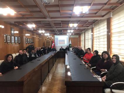 KTÜ Performans Yönetim Sistemi hakkında fakülte personelimiz bilgilendirilmiştir.