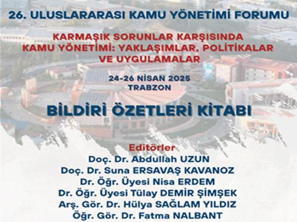 KAYFOR26 Bildiriler Kitabı Yayınlandı