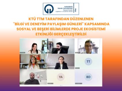 Bilgi ve Deneyim Paylaşımı Günleri Kapsamında "Sosyal ve Beşeri Bilimlerde Proje Ekosistemi" Etkinliği Gerçekleştirildi