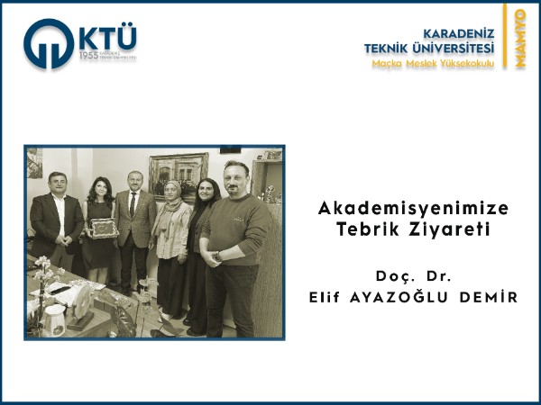 Akademisyenimize Tebrik Ziyareti