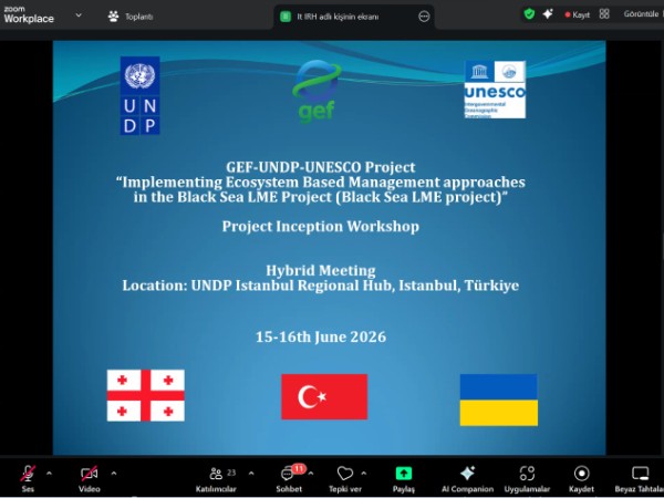 Our academicians, as experts, joined a GEF-UNDP-UNESCO project kick-off meeting