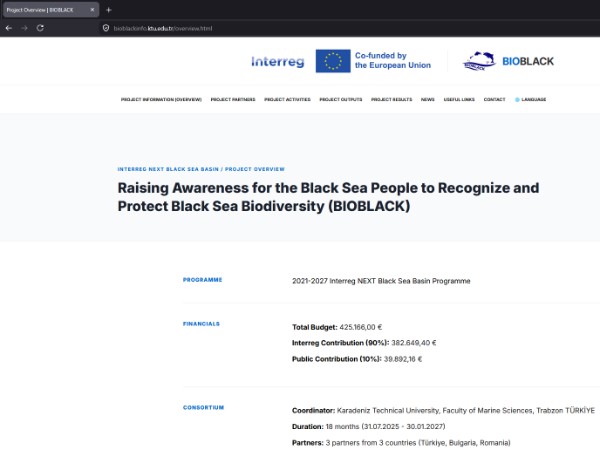 The BIOBLACK Project's official website is available!
