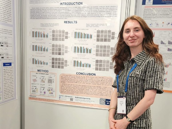Yüksek Lisans Öğrencimiz Emine Gülçin KÖSE 50. FEBS Kongresi'nde
