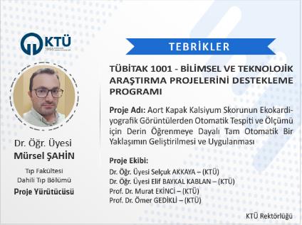 Akademisyenimize TÜBİTAK 1001 Proje Desteği