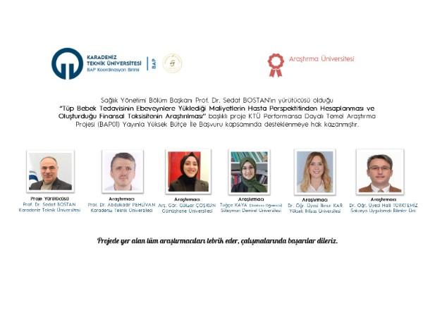 Öğretim Üyemizin Projesi Desteklenmeye Hak Kazandı