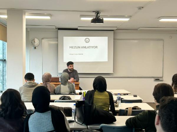 Mezunumuz Rüzgar Ersin KANAR Öğrencilerimizle Buluştu