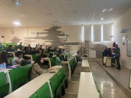 Internship Information Meeting was held with the participation of our department students