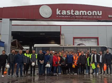 Factory Field Visit was realized in Samsun Province within the scope of Particle Board Industry Course